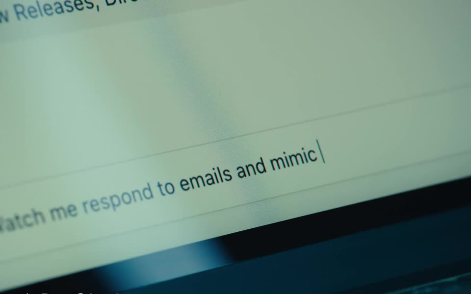 Prompt telling Grok Bot to watch email responses and mimic them